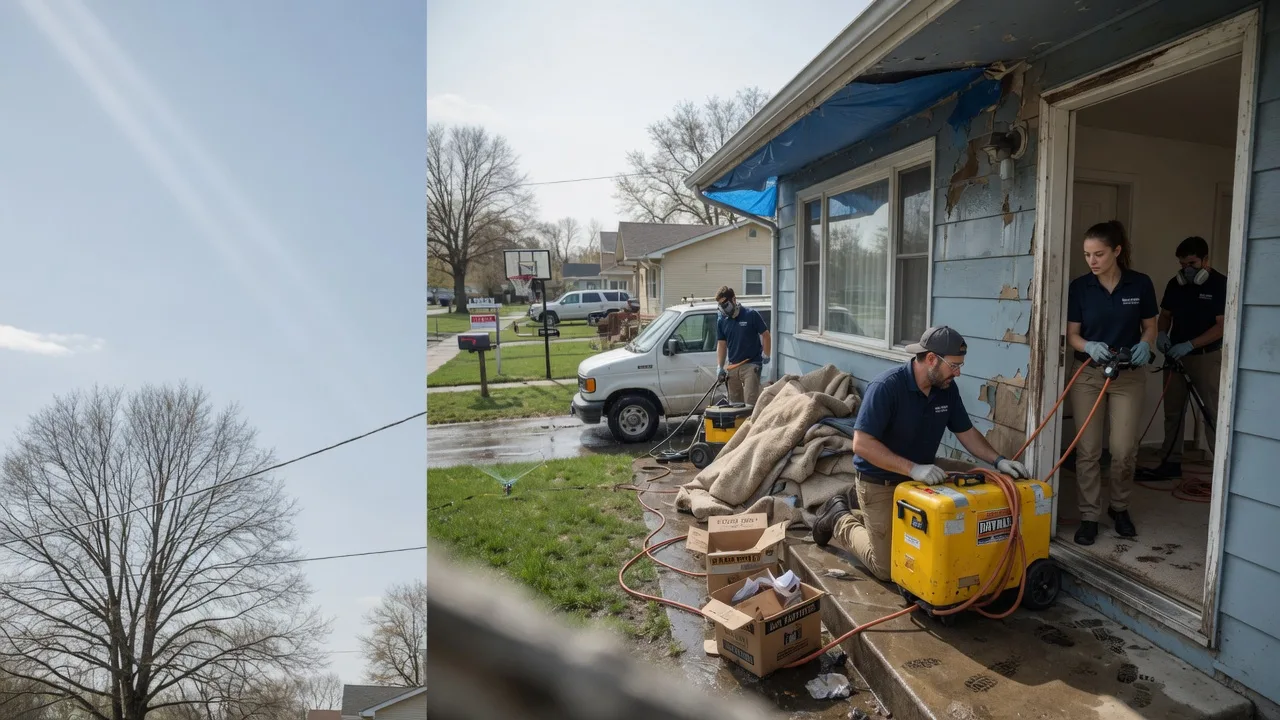 Basement Flood Cleanup in Springfield, WI near me